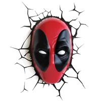 Marvel 3D LED svietidlo Deadpool
