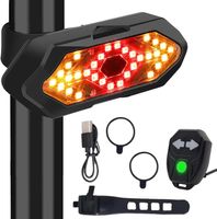 Fahrrad Blinker,E Scooter Blinker,Blinker Scooter,Rücklicht E Scooter,Blinker E Scooter, Rücklicht Blinker 5 Modi USB wiederaufladbare