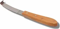 Hufmesser rechts einschneidig mit Holzgriff Rinnenmesser