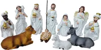 Krippenfiguren 11-teiliges Set Krippe bis 10cm groß Weihnachtsdeko