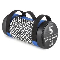 CAPITAL SPORTS Toughbag - Power Bag , Core Bag , Fitness Bag , Gewicht: 5 kg , Koordinations-, Kraft- und Ausdauertraining , Functional-Training , 3 Griffe aus Nylon , Sand-Florettseide-Mischung
