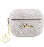 Guess Box Case 4G Script Charms Collection pink für AirPods Pro 2