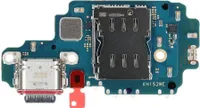 Original Samsung Galaxy S22 Ultra S908B Ladebuchse SIM Platine USB Dock Connector & Werkzeug