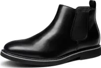 Herren Stiefel Chelsea Boots Stiefeletten Stiefel, Farbe: Schwarz, Größe: 44