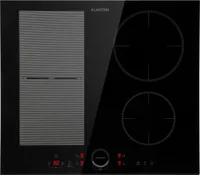 Klarstein Delicatessa 60 Hybrid, indukční varná deska, 7000 W, 4 zóny, černá