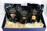 Geschenk Set exklusive Kaffee-Raritäten Jumbo-Kaffee (Maragogype), Skybury & India Balmaadi Spitzenkaffees (Ganze Bohne)
