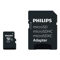 Philips Micro-SDHC-Card 128GB  Class 10, UHS-I U1, incl. Adapter
