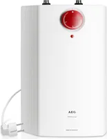AEG druckloser Kleinspeicher Huz 5 ÖKO Drop Stop, Boiler mit ThermoStop, Kindersicherung, untertisch, steckerfertig, 5l, 222167