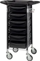 Comair Stapelboy Profi schwarz 42x38,5x92cm