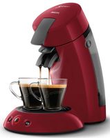 Philips Senseo Kaffeepadmaschine HD 6553/80 Original, Farbe Rot
