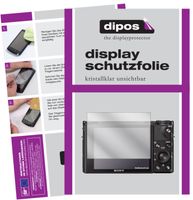 2x Sony RX100 VII Schutzfolie klar Displayschutzfolie Folie Display Schutz dipos