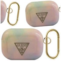 Guess GUACAPTPUMCGG01 pouzdro na AirPods PRO pink Tie & Dye Collection