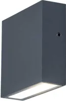 Lutec LED Außenwandleuchte Gemini XF anthrazit IP54