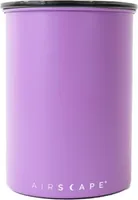 Planetary Design Airscape Edelstahl-Kaffeedose, Lebensmittelaufbewahrungsbehälter, patentierter luftdichter Deckel, drückt überschüssige Luft heraus und bewahrt Frische (Medium, Hellviolett, matte
