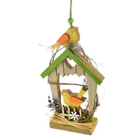 kleines Vogelhaus zum Hängen aus Edelrost - Angels Garden Dekoshop