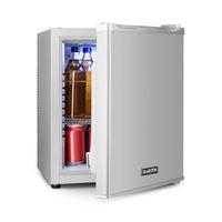 Klarstein Minibar Mini-Kühlschrank - Getränkekühlschrank - kleiner Kühlschrank - LED-Licht - Minikühlschrank 25 Liter - silber Hausbar Minikühlschrank Getränkekühlschrank klein Flaschenkühlschrank Kühlschrank Mini Bierkühlschrank