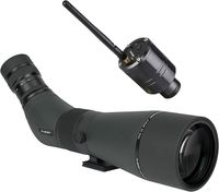 Svbony SA405 ED Spektiv 20-60x85 mit SC001 WiFi-Kamera, Bak4 FMC Wasserdichtes Spektiv für Vogelbeobachtung in Feuchtgebieten, Zielschießen, Bogenschießen