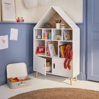 sweeek - Kinderbuchregal Haus - Weiß