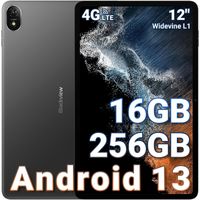 Blackview Tab 18  Tablet 12 Zoll ,16GB RAM +256GB ROM, Android 13 Tablet, Helio G99 Octa-Core,8800mAh 33W, 2.4K Display, 4G LTE+5G WiFi, Widevine L1