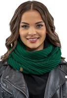 Vivisence Herbst loop Damen Einheitsgröße - Warm Schal Frauen Klassisch winterschal Gemütlich für Winter Schlauchschal Halsbedeckung Warme garn - Grün