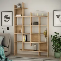 Skye Decor, Manco - Oak, Bücherregale, Eiche, 122 x 188 x 25,5 cm