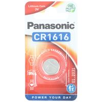 Panasonic CR1616 Nenabíjateľný lítiový gombíkový článok, 3 V, 55 mAh, balenie po 1 ks.