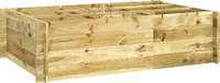 vidaXL Podwyższone łóżko 150x100x40 cm z impregnowanego drewna sosnowego