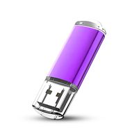 16GB USB 2.0 Stick Flash USB Drive Kompakt USB Flashdrive Speicherstick Memorystick Farbe: Lila