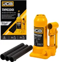 JCB | Hydraulischer Flaschen-Wagenheber, 2T, Stempelwagenheber, Kompakt-Wagenheber
