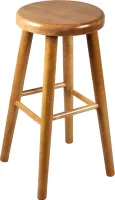 Stück Holz Buche hell heller Holzhocker Barstuhl  60 cm (Erle)