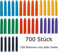 700 farbige Füllerpatronen / Tintenpatronen