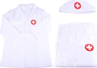 Kinder Arzt Krankenschwester Set Doktor Rollenspiel Spielzeug Arztkittel Arzt Kostüm Geschenke Ab 3-6 Jahre Jungen Mädchen (Weiß）