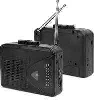 Přenosný kazetový přehrávač, osobní Walkman Rádio AM/FM s 3,5mm zásuvkou pro sluchátka Přenosné reproduktory