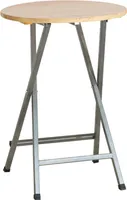 H.G. 101741 Stehtisch Kiefernholzplatte ; Farbe: Braun ; Durchmesser: 78 cm