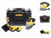 Akumulátorová přímočará pila DeWalt DCS 331 P2 18 V + 2x baterie 5,0 Ah + nabíječka + TSTAK