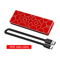 USB 3.1 3TB SSD Externe Solid State Drive Festplatte High Speed  für PC Laptop, rot