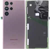 SMT - Akkudeckel Backcover Batterie Deckel Burgundy (Dunkel Rot)  für Samsung Galaxy S22 Ultra S908B Original & Werkzeug