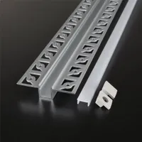 2 Meter Alu Profile Alu Schiene Profil mit Milchglas Abdeckung Kanal System für LED-Streifen Profil Q