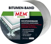 MEM Bitumen-Band 10 m x 10 cm alu