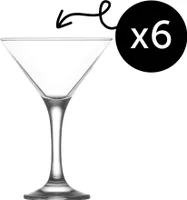LAV Misket Martinigläser – 175 ml (6 oz), 6er Set