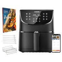 Cosori Smart 5,5-Liter Heißluftfritteuse mit Spießgestell