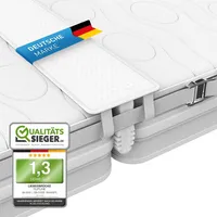 FLIPLINE Matratzenbrücke 200x18cm - mit Transporttasche & Gurt für sicheren Halt