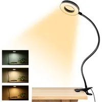 Tischlampe silber Wohnzimmerleuchte rund Schreibtischlampe dimmbar, RGB LED  Fernbedienung Leselampe Metallic, 1x LED 3,5W 320lm 3000K, DxH 23x40cm