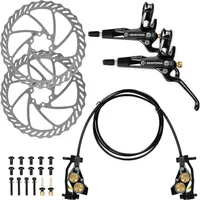 MTB Hydraulik Set 4 Kolben Scheibenbremse Fahrrad Set