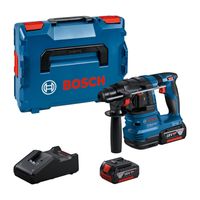 Akku-Bohrhammer GBH 18V-22 | SDS-plus 2x 4,0 Ah Akkus, Ladegerät, L-Boxx 136