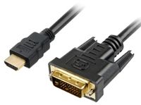 Sharkoon Kabel HDMI -> DVI-D (24+1) 1m schwarz
