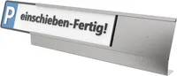 Parkschild- Halterung für Bodenbefestigung aus Edelstahl