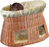 SILVIO DESIGN, Katzenbett, Katzenhöhle, Katzen Wohnwelt, Maße: ca. 80 x 53 x 50 cm
