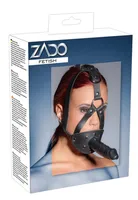 ZADO Leder-Kopfgeschirr mit Dildo