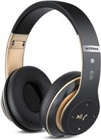 Kabellose Bluetooth-5.1-Kopfhörer mit Geräuschunterdrückung, Over-Ear-Stereo-Ohrhörer